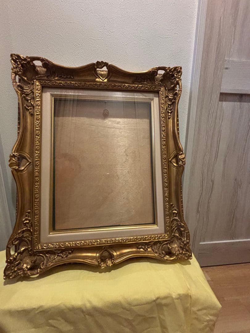 バロック調 ゴールド木製フレーム（F6号）｜クラシックアートを引き立てる装飾額縁