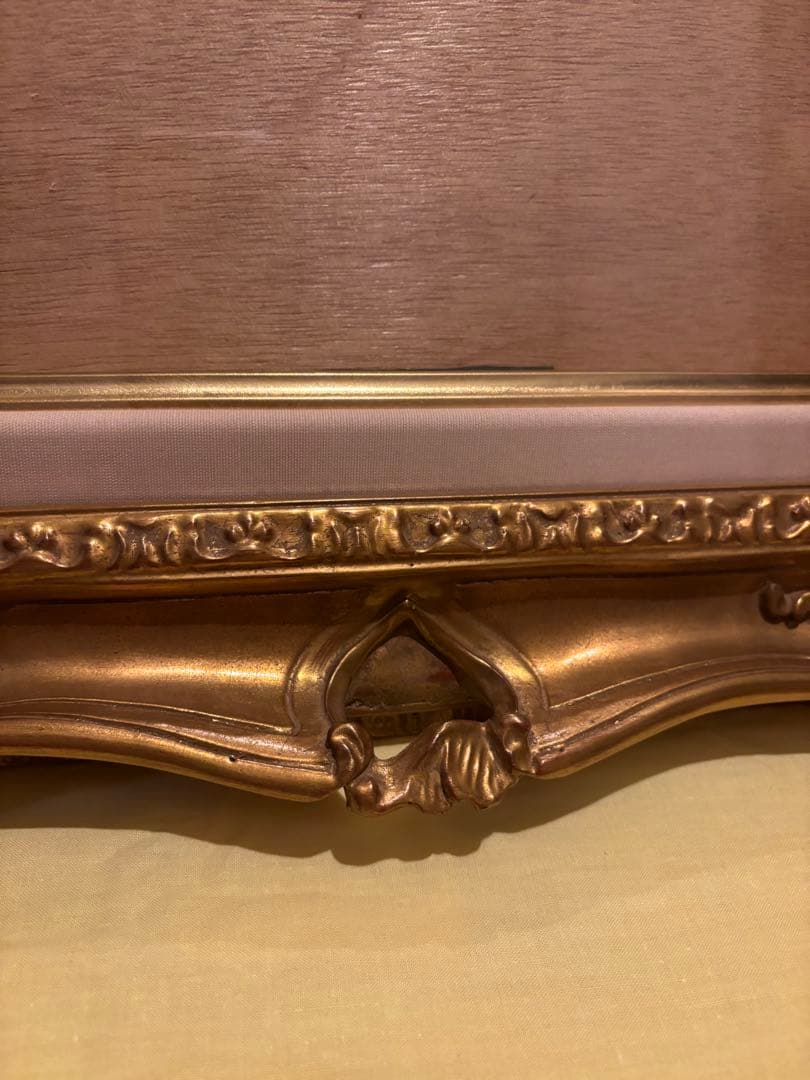 バロック調 ゴールド木製フレーム（F6号）｜クラシックアートを引き立てる装飾額縁