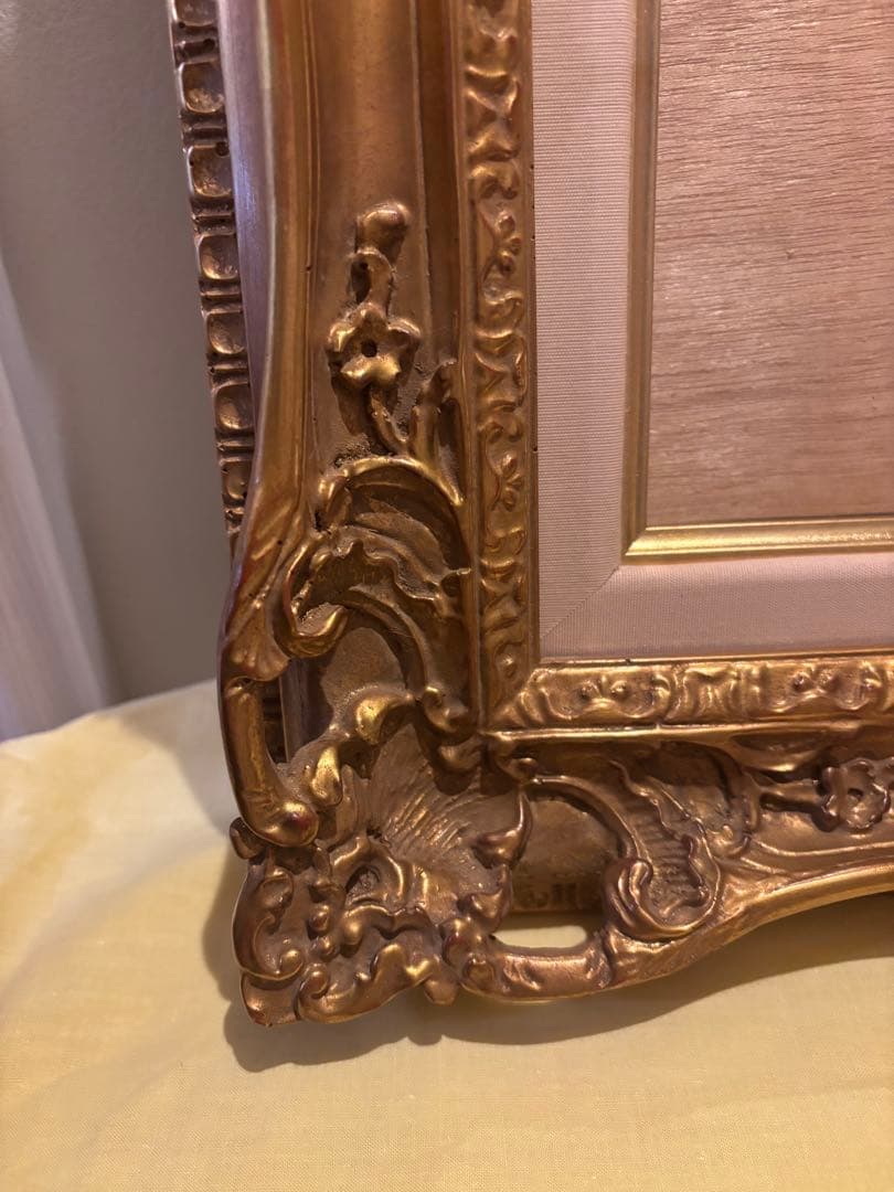 バロック調 ゴールド木製フレーム（F6号）｜クラシックアートを引き立てる装飾額縁