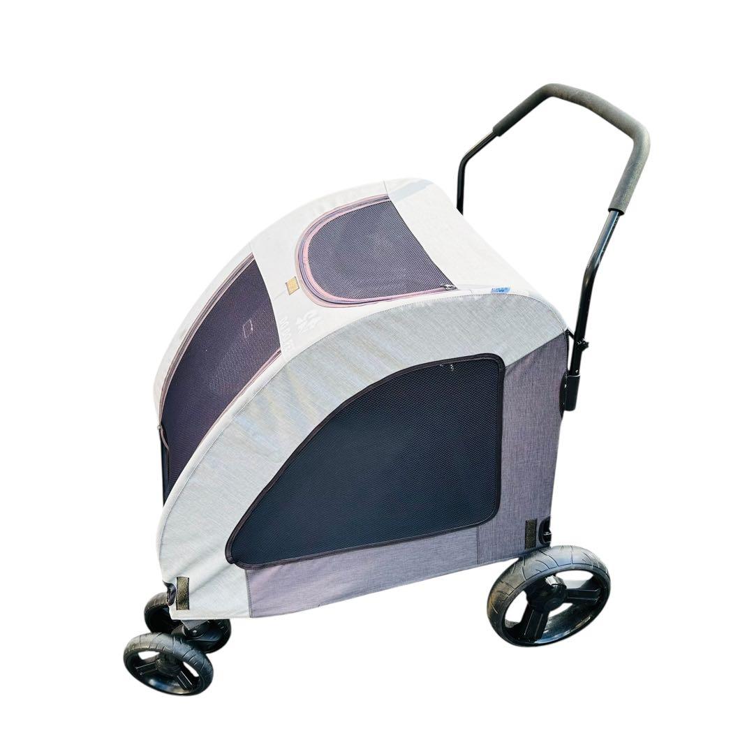 DO DO PET ペットカート　大型犬　4輪　自立　折りたたみ　コンパクト