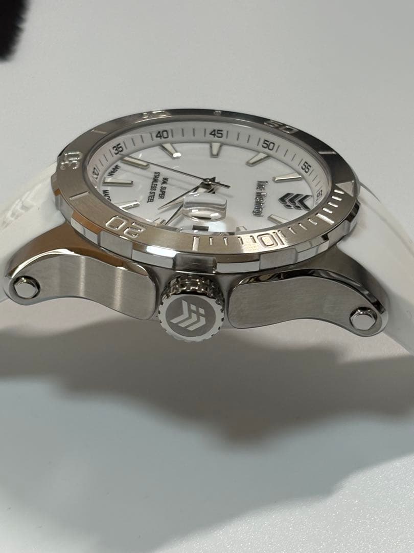 【極美品】The Nishiogi ニシオギ ステンレススチール ホワイトラバー