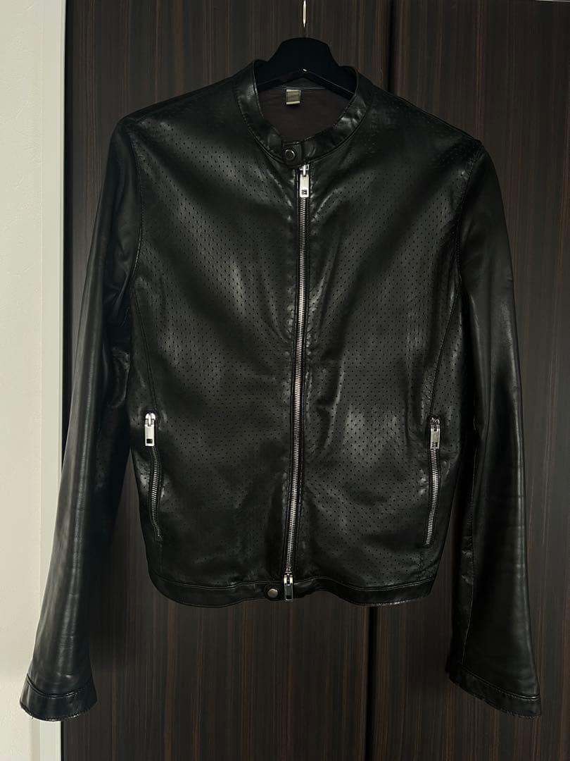 【入手困難46サイズ】TAGLIATORE シングルライダースジャケット