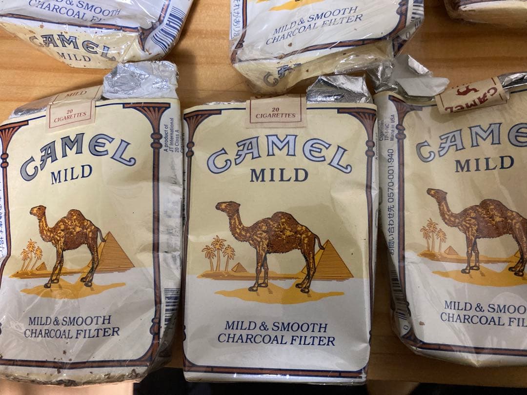 CAMEL MILDソフト空き袋カートン箱