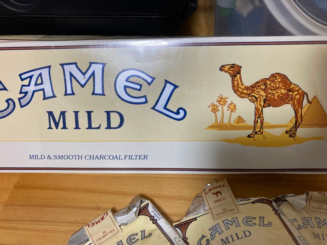 CAMEL MILDソフト空き袋カートン箱