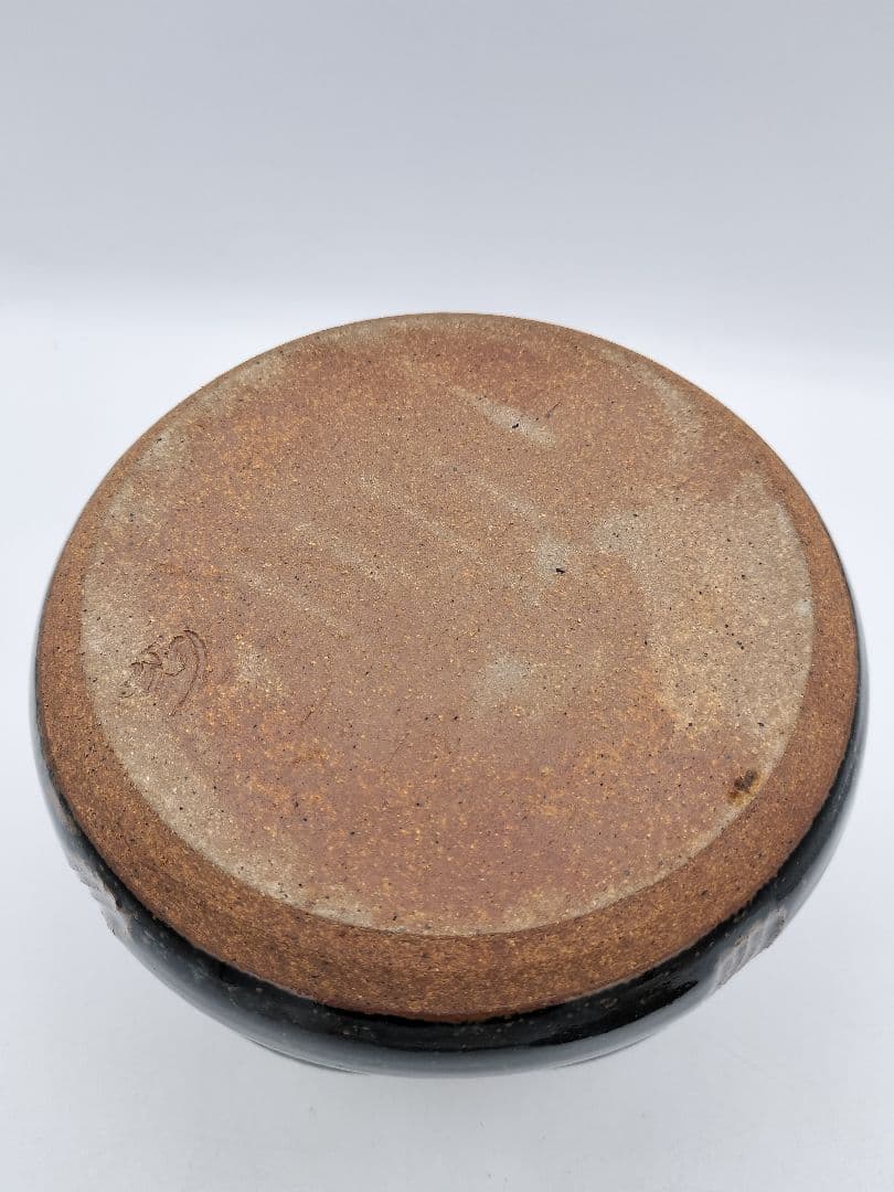 c671 水指 朝鮮唐津 武村利左衛門 木箱 茶道具 古物