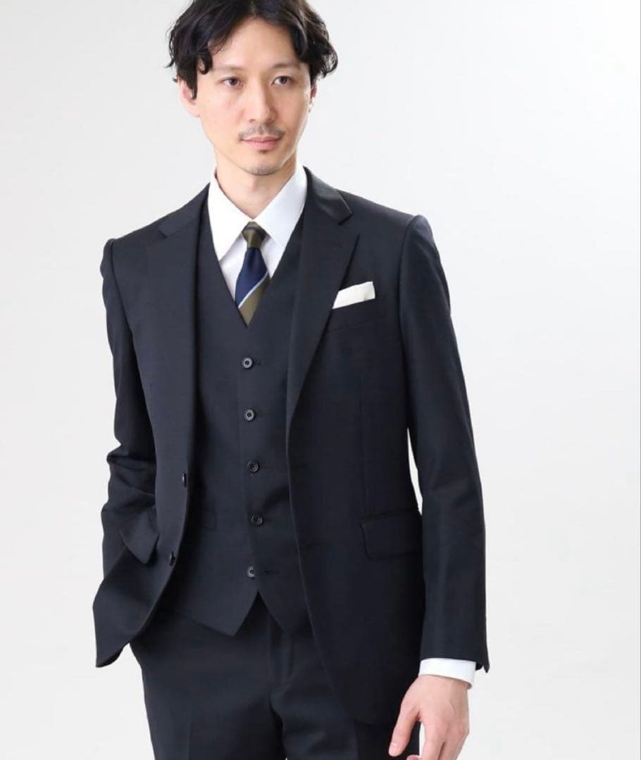 ❤️タケオキクチ❤️ベスト　サージ ベストフォーマルジレ