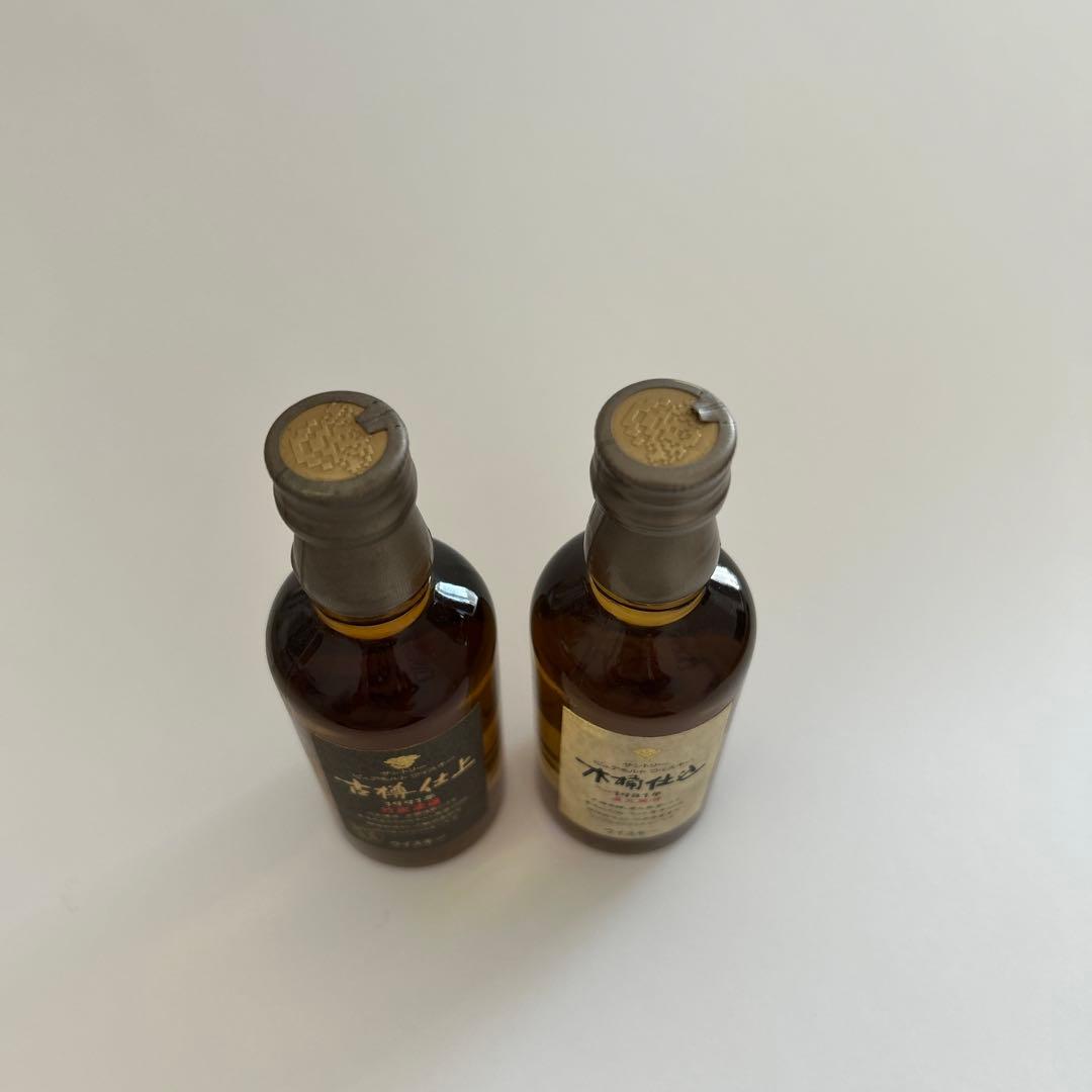 サントリーピュアモルトウイスキー　木桶仕込・古樽仕上　50ml