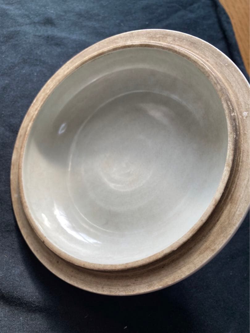 水指　染付　茶道具