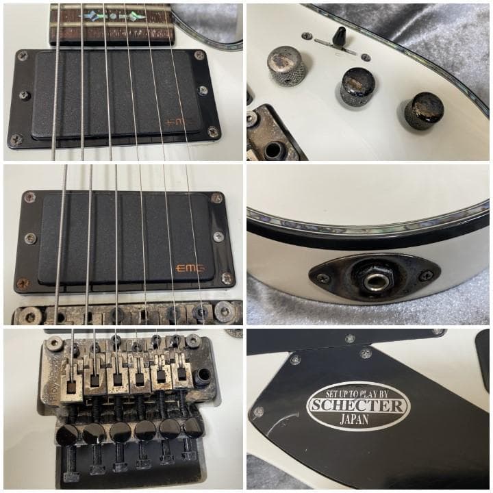 Schecter AD-C-1-HR-FR EMGピックアップ コイルタップ付き