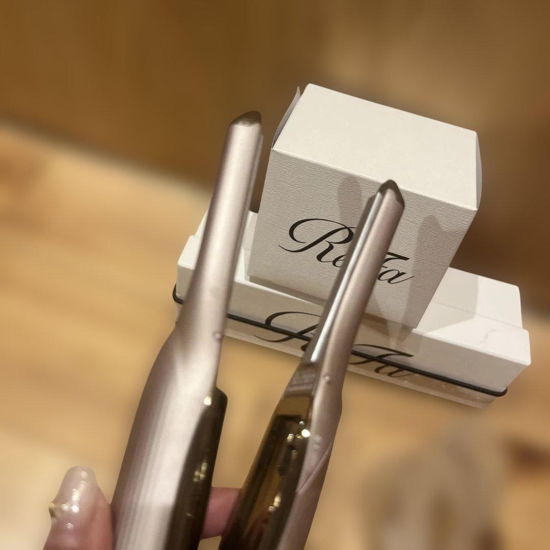 ReFa フィンガーアイロン ミニ　シャンパンゴールド