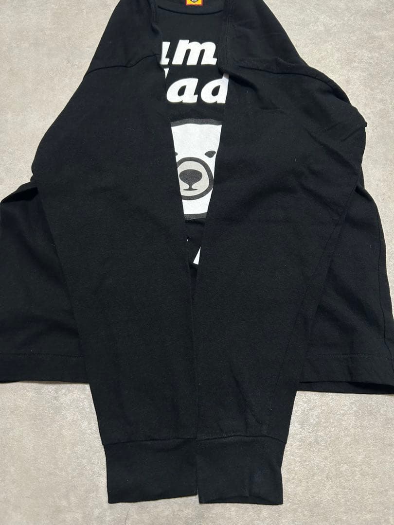 未使用級 22SS HUMAN MADE BEAR L/S 長袖SHIRT M