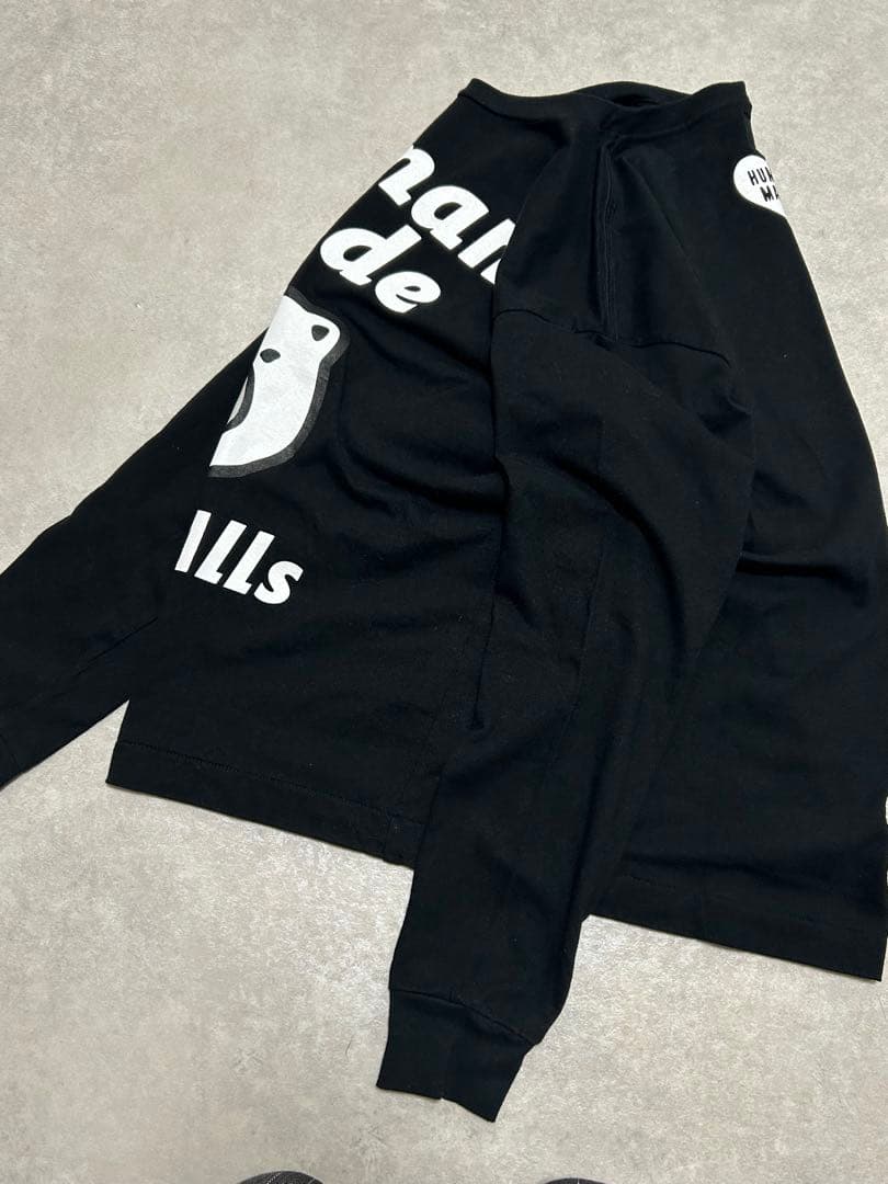 未使用級 22SS HUMAN MADE BEAR L/S 長袖SHIRT M