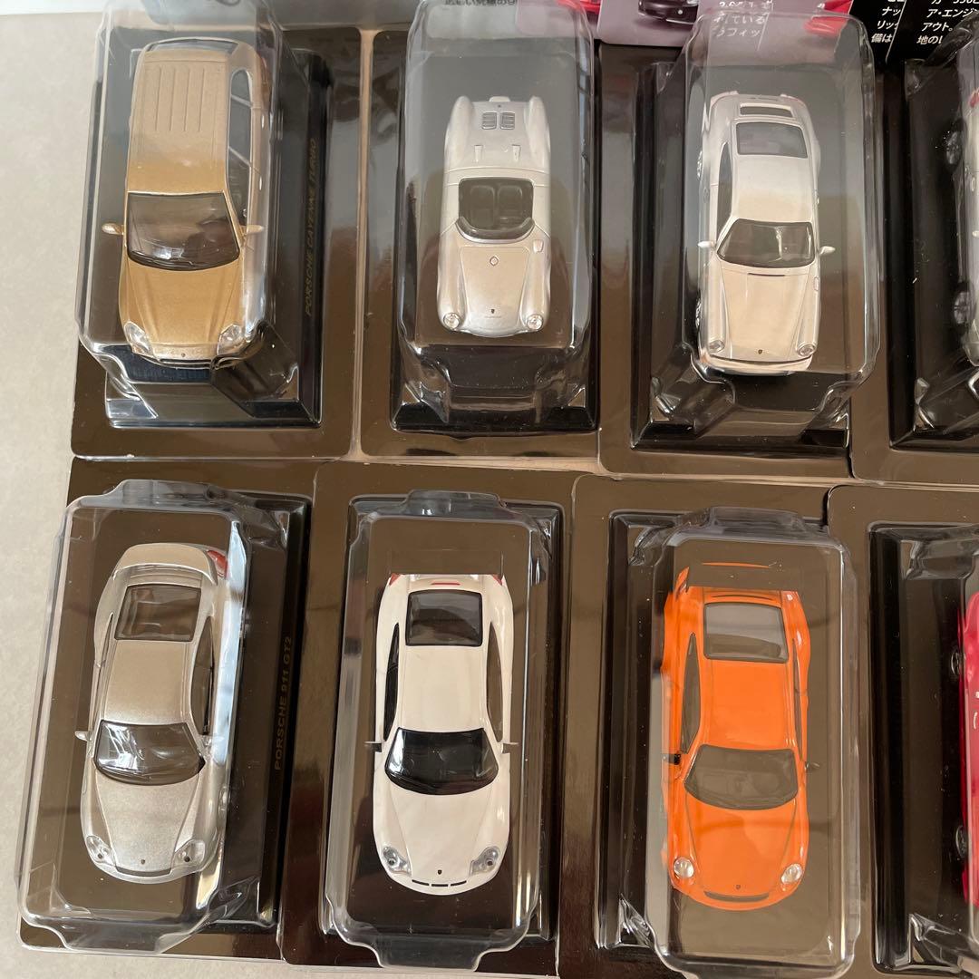 京商 1/64 ポルシェ 12台 (911GT3，カイエン，ケイマン等)