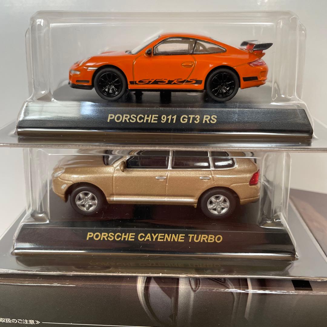 京商 1/64 ポルシェ 12台 (911GT3，カイエン，ケイマン等)