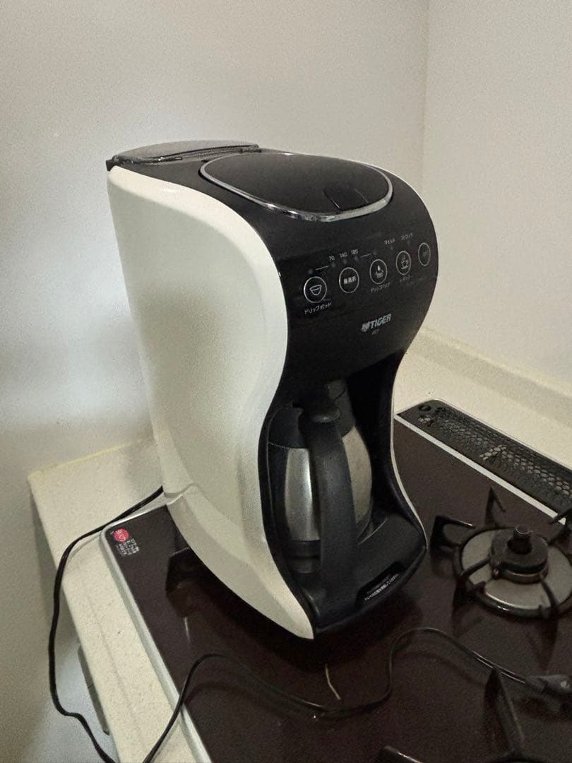 美品！タイガー魔法瓶 コーヒーメーカー ACT-E040W-M クリームホワイト