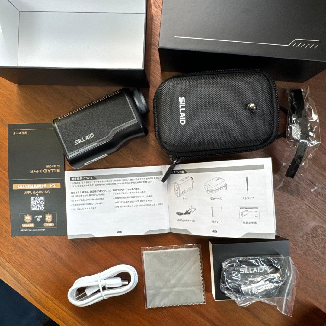 【美品・25年10月末購入】SILLAID VM2 ゴルフ距離計 2色表示