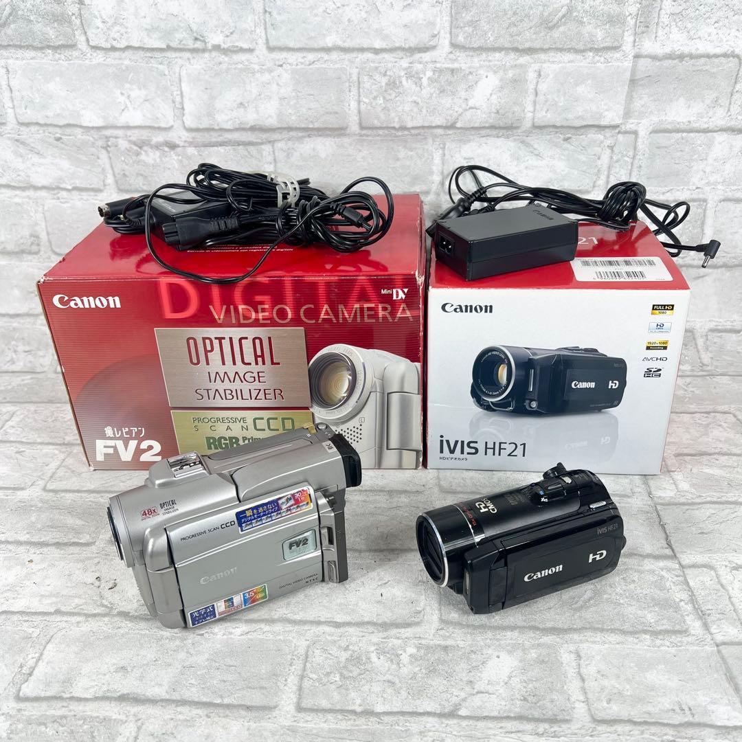 Cannon キャノン 撮れビアン FV2 IVIS HF21 箱付 まとめ売り