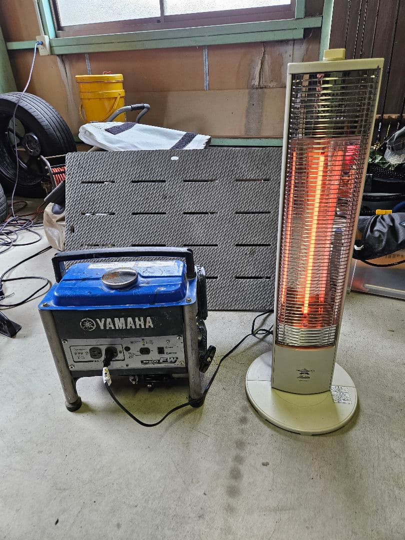 YAMAHA EF900 FW ガソリン発電機　作動確認済