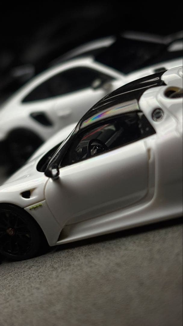 超希少　世界限定199台　BCP×DMH 1/64 ポルシェ 918 ホワイト