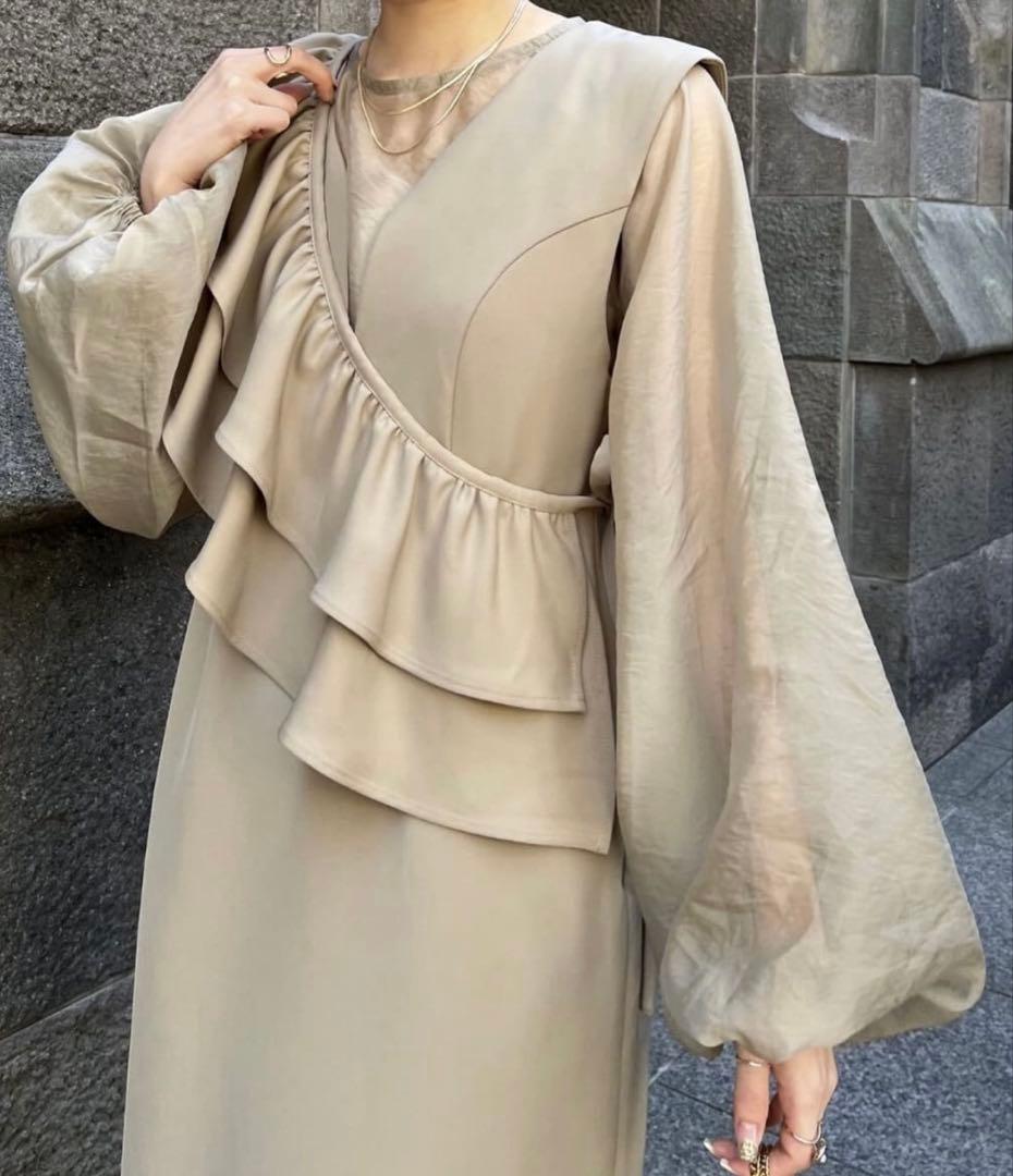 CAPRICIEUX LE'MAGE オケージョン3SETアシメフリルワンピース