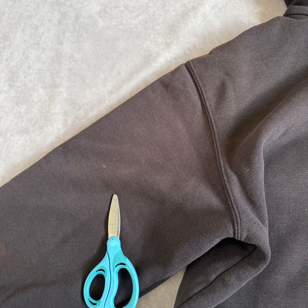 カーハート ジップアップパーカー ダークブラウン サンフェード L