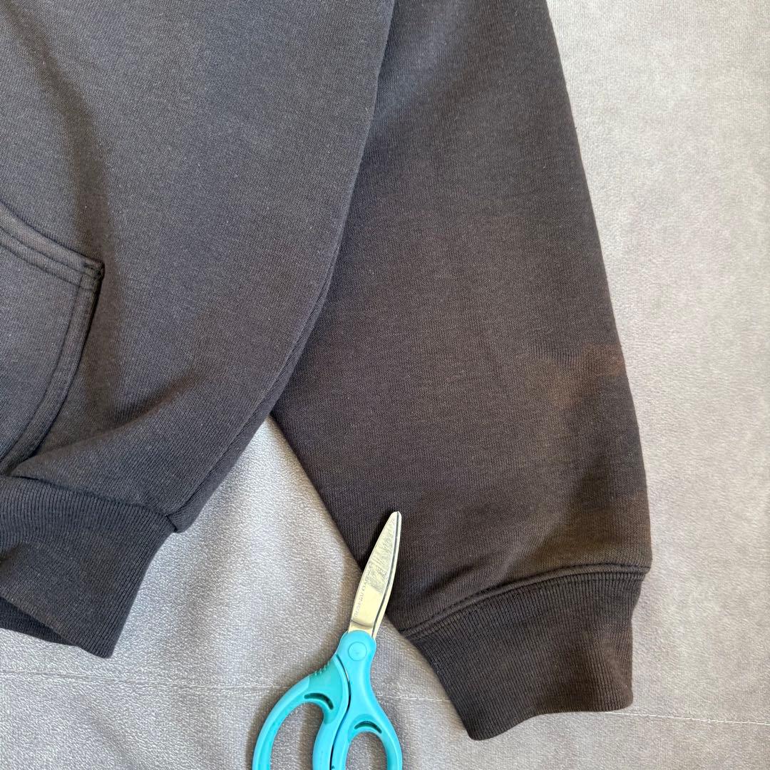 カーハート ジップアップパーカー ダークブラウン サンフェード L