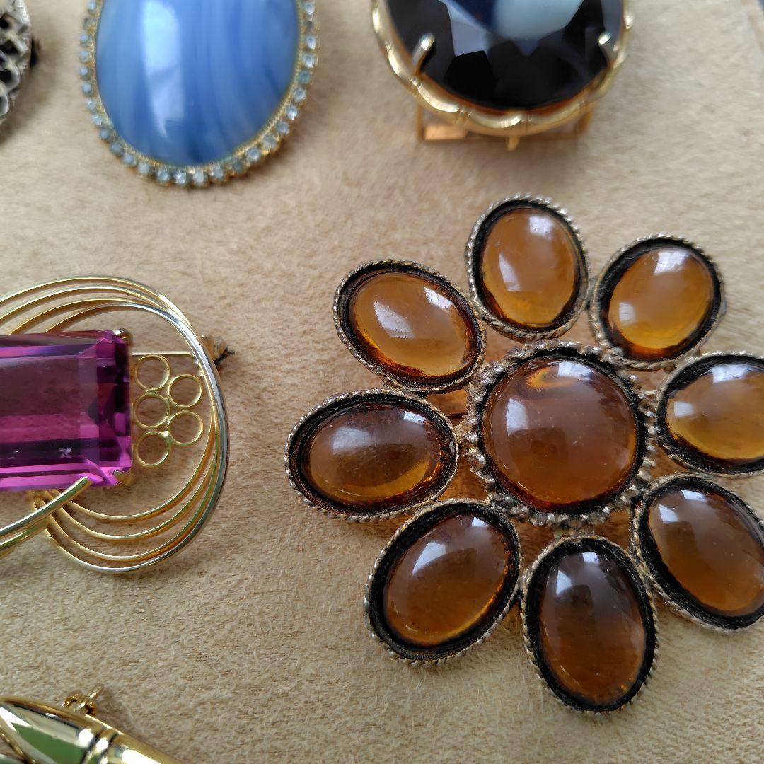 ヴィンテージブローチ１５個セット