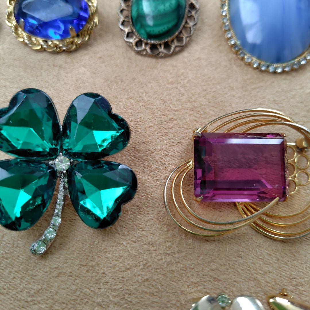 ヴィンテージブローチ１５個セット