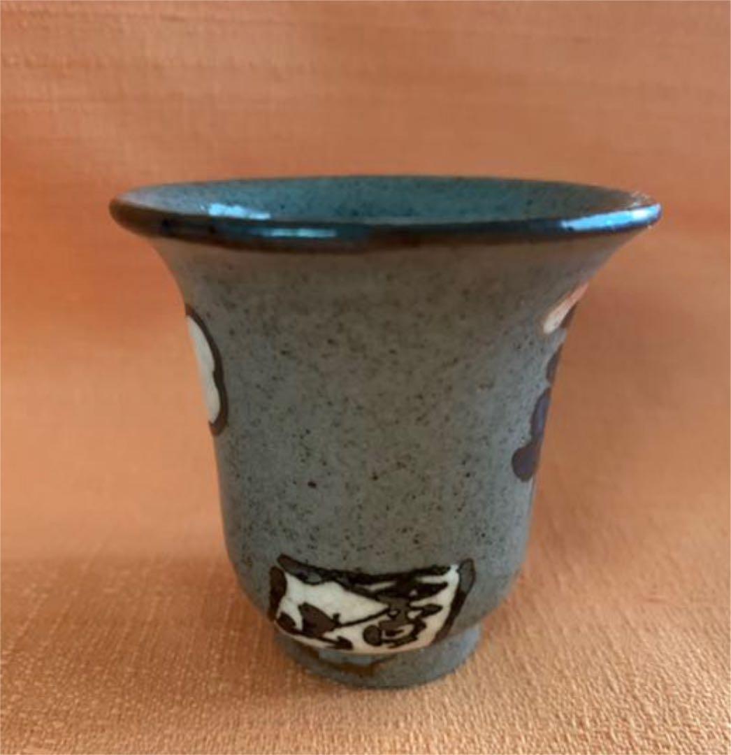 希少　初代　宮川香山　作　真葛焼　乾山意花文盃