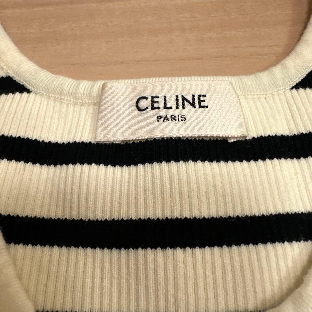 CELINE ストライプ タンクトップ Mサイズ