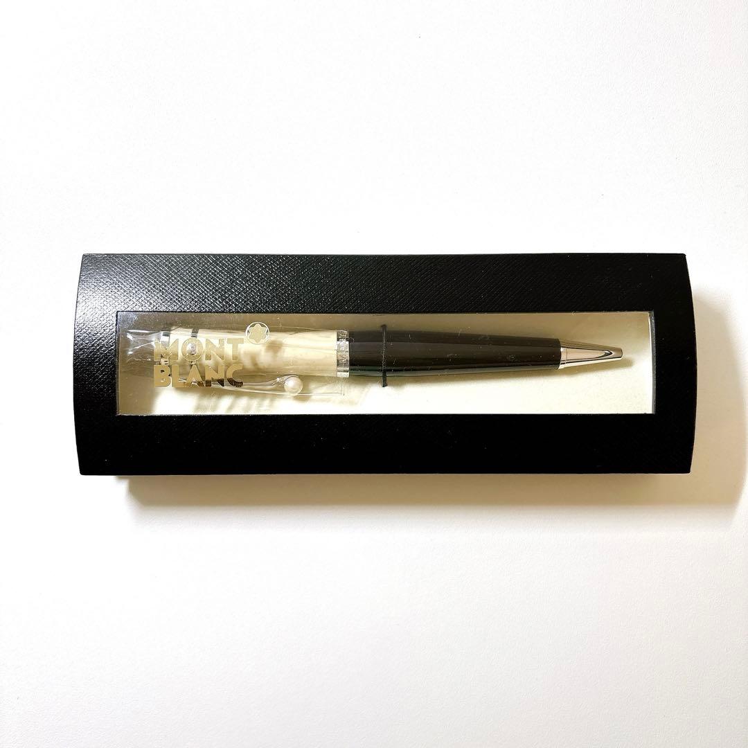 新品未使用 モンブラン MONTBLANC ボールペン グレタ・ガルボ 真珠付