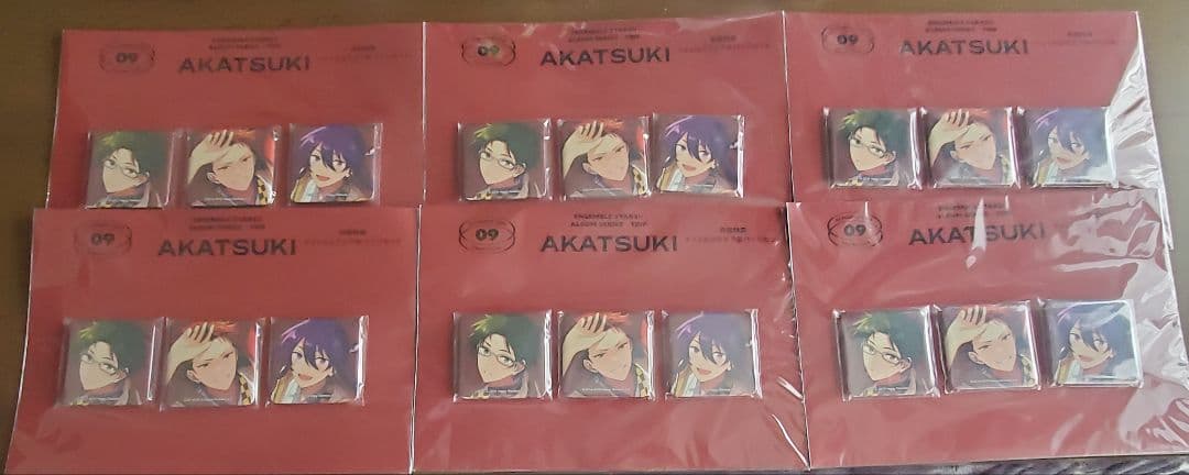 あんスタ 紅月 缶バッジ TRIP 蓮巳敬人 鬼龍紅郎 神崎颯馬