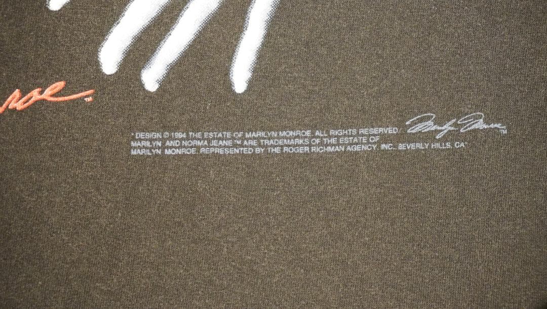 Marilyn Monroe ヴィンテージTシャツ マリリンモンロー 1994