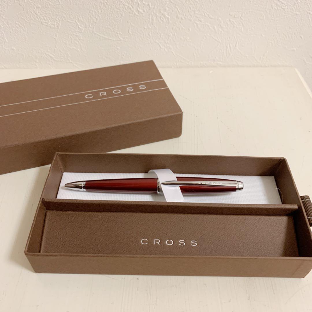 CROSS ボールペン　アポジー　レッドラッカー