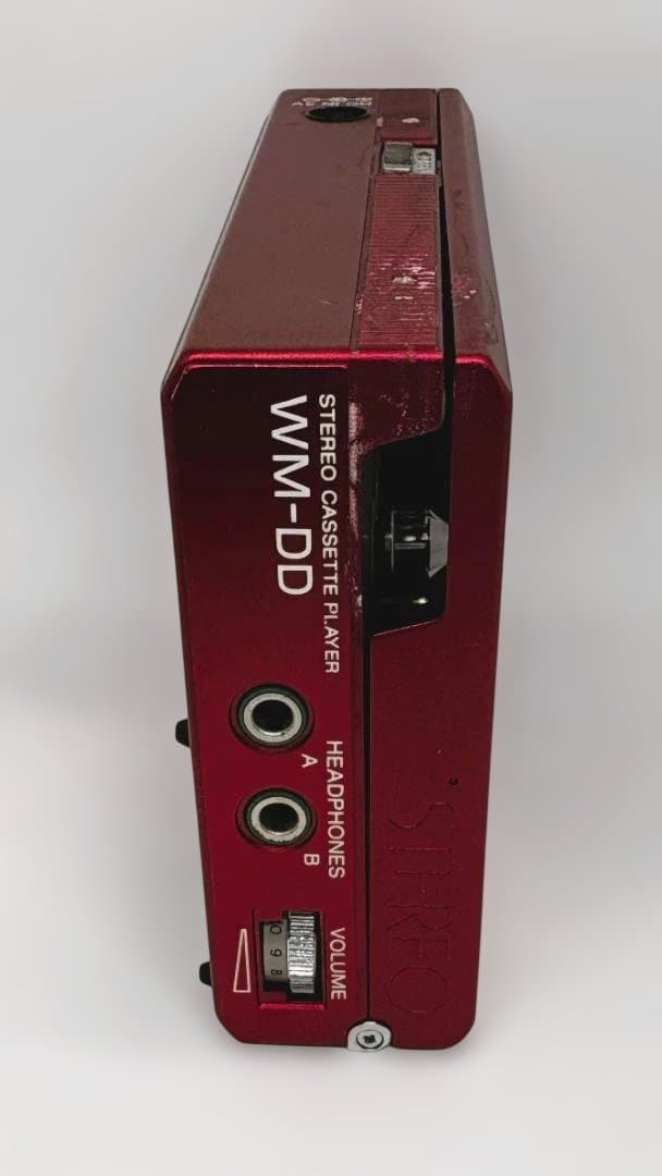【レア美品】SONY WALKMAN WM-DD ウォークマン レッド　ジャンク