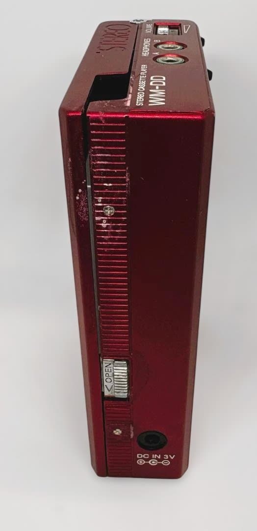 【レア美品】SONY WALKMAN WM-DD ウォークマン レッド　ジャンク