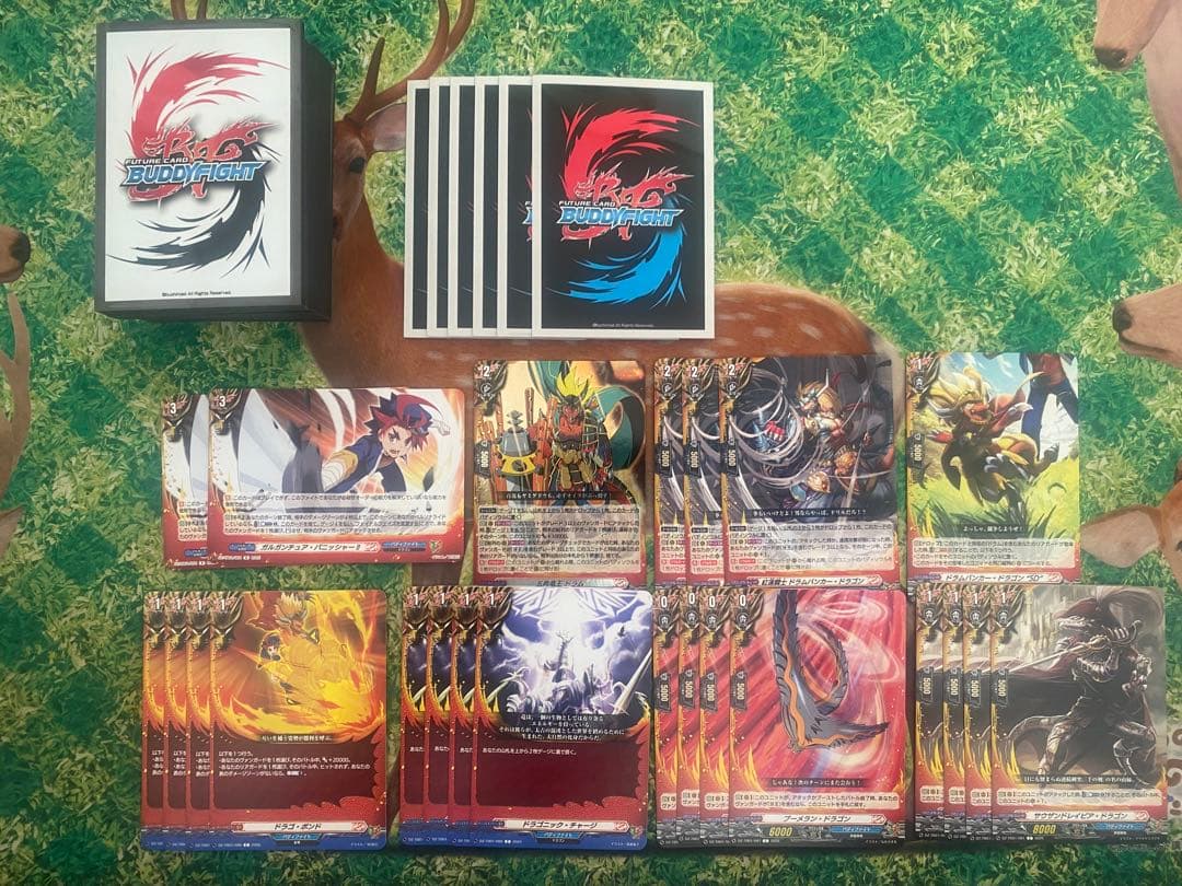 ヴァンガード バディファイト 未門牙王 デッキ スリーブ付き