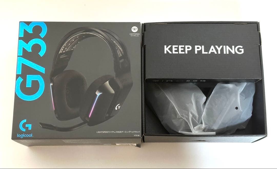 【未使用】logicool G733 ゲーミングヘッドセット