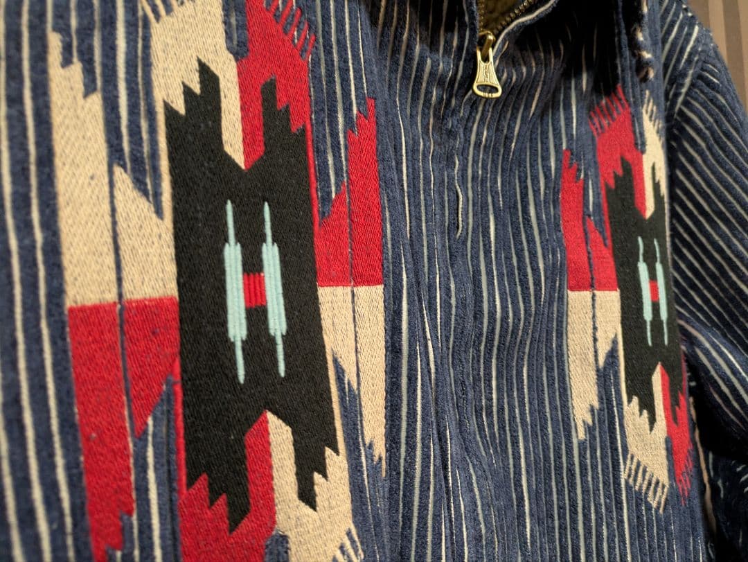 HOUSTON ヒューストン インディゴ コーデュロイジャケット サイズL