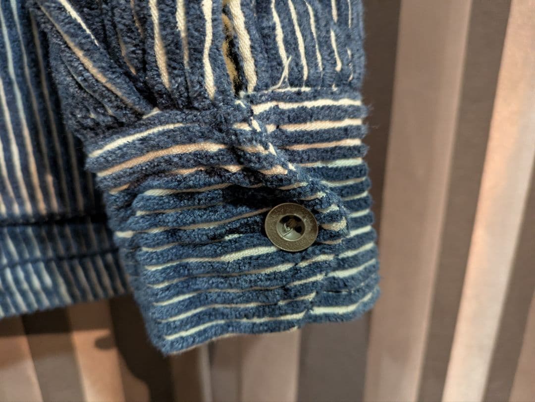 HOUSTON ヒューストン インディゴ コーデュロイジャケット サイズL