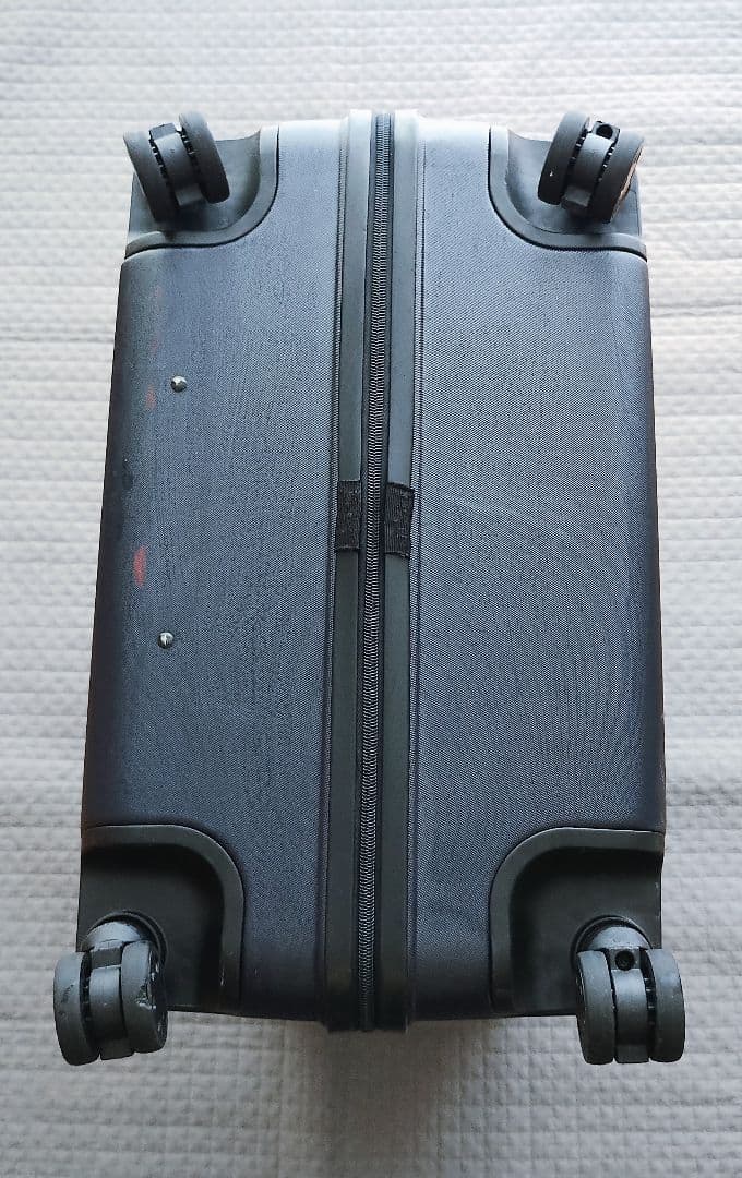 無印良品 バーを自由に調節できる ハードキャリーケース(105L)ネイビー