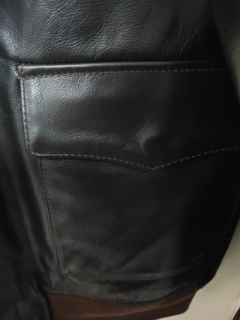 ゆ*う様 本日限定！新品激レアUS ARMY　30s復刻茶芯！a2レザーフライト