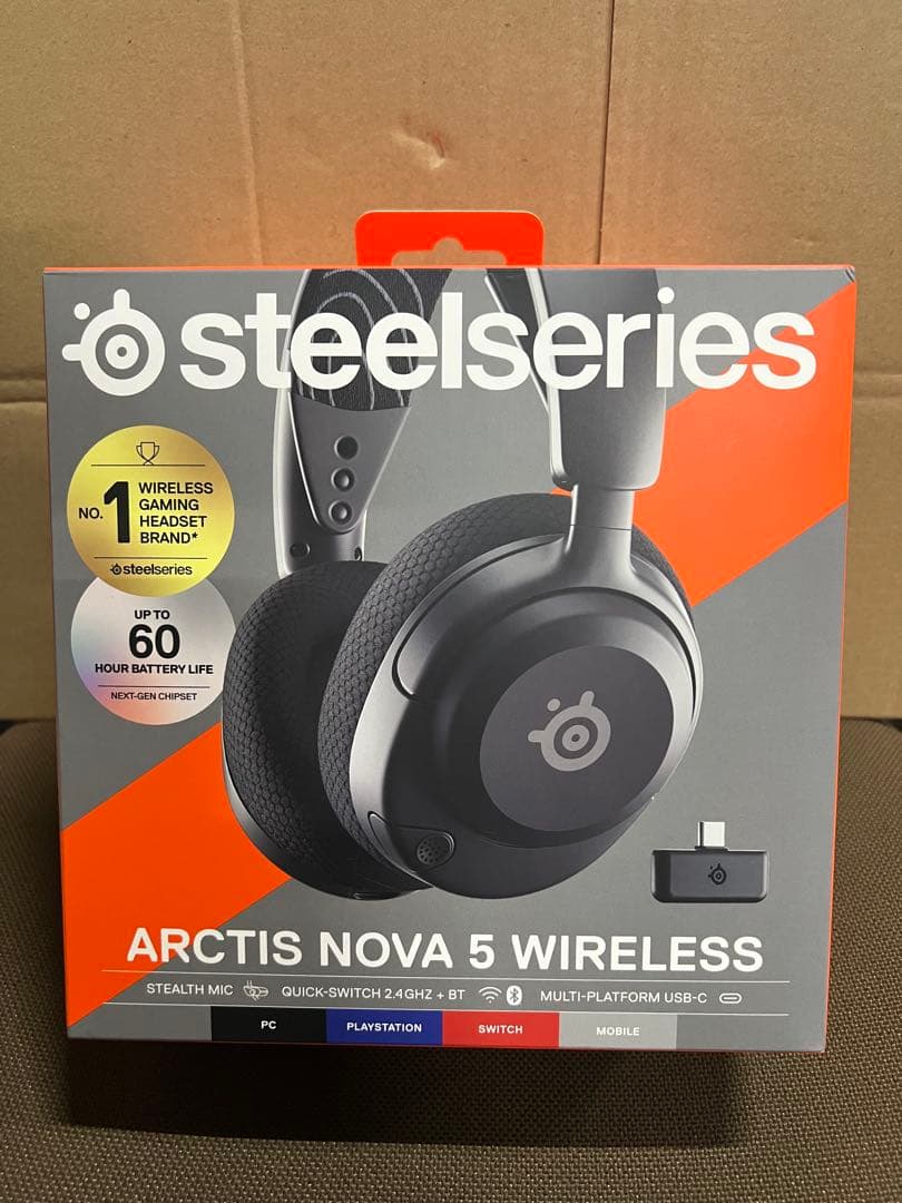 【美品】SteelSeries Arctis Nova 5 Wireless