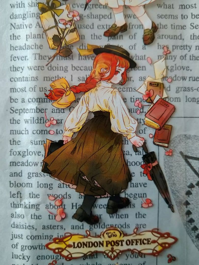 ✩再販✩J83＃英式小甜心(PET)田小宝的星空切り売り海外人物マステ女の子