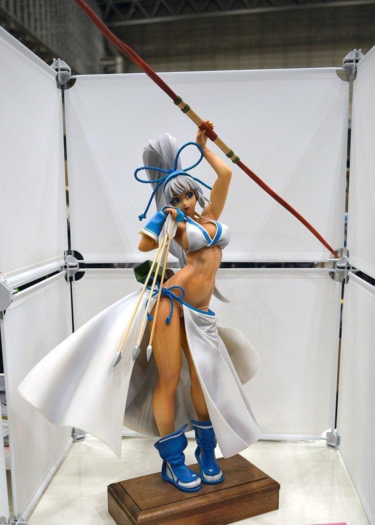 髪先に欠けあり ダイキ工業 サムライスピリッツ 零 真鏡名ミナ ガレージキット