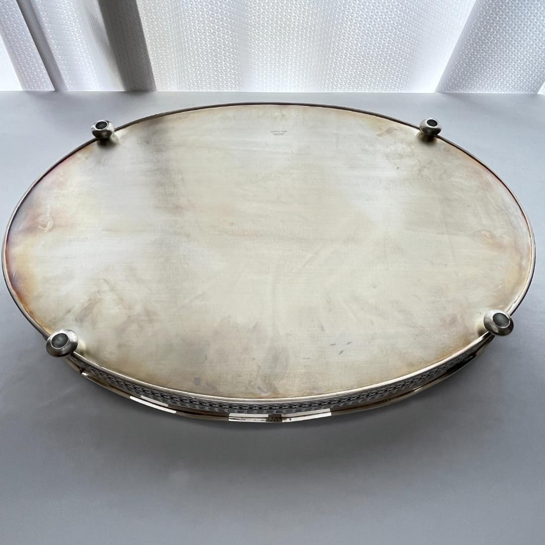 【Mappin&Webb】 マッピンアンドウェッブ ギャラリートレー 45cm