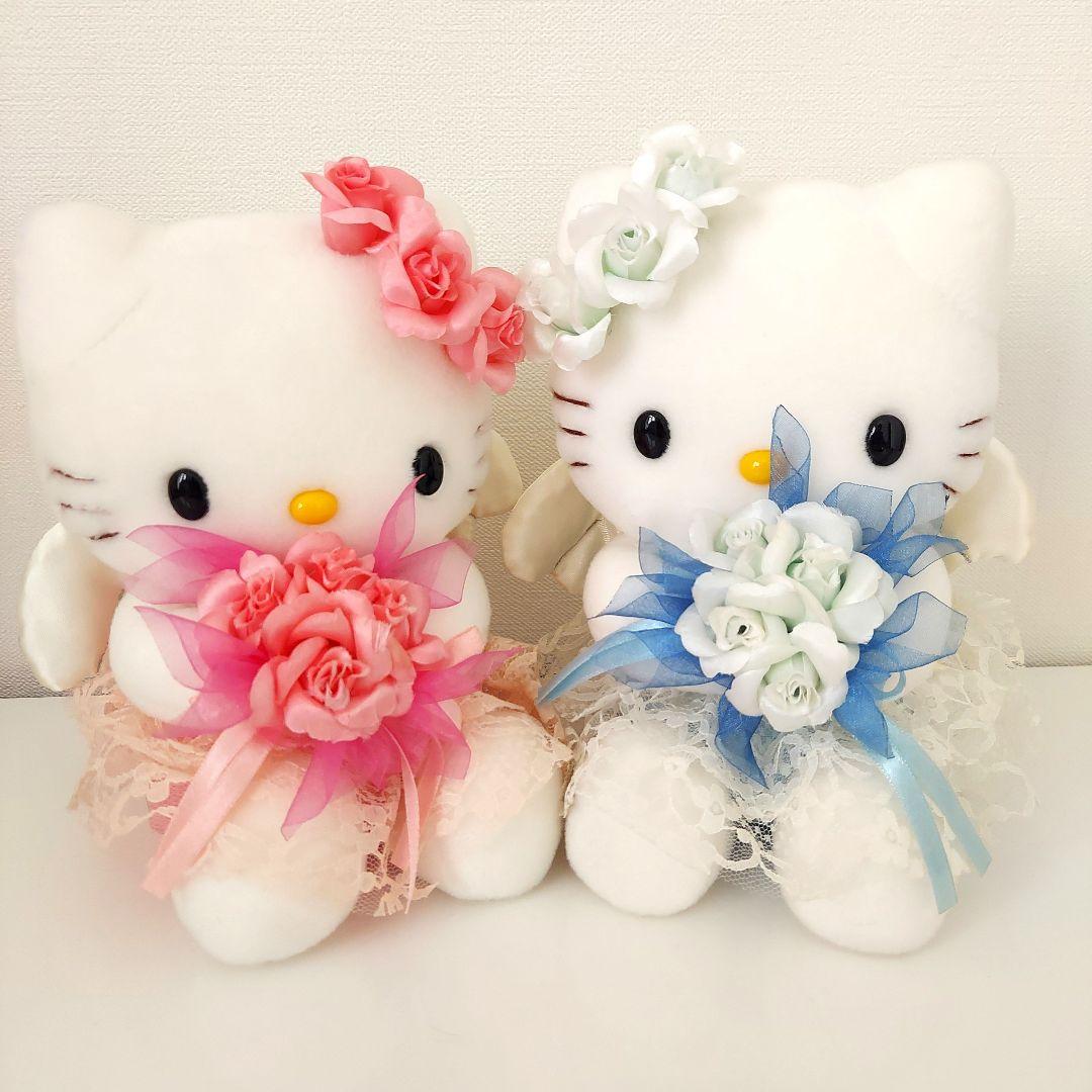 ハローキティ　ぬいぐるみ　フローラルエンジェル