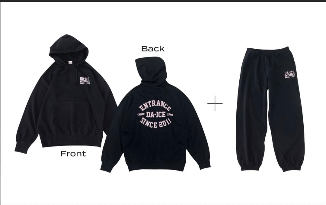 Da-iCE×FJ スウェット　セットアップ