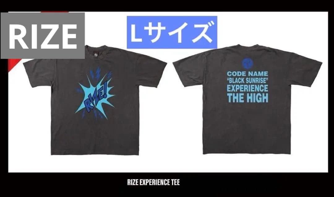 RIZE experience Tシャツ L 新品未開封　グッズ　家紋