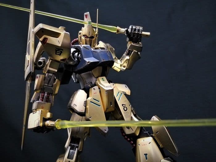 【ゴールドセット！】MG百式Ver2.0＆百式専用バイク